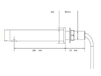 THOMAS DUDLEY ELECTROFLO HORIZON CHROME TOUCH-FREE WALL MOUNTED WATER SAVING BATTERY OPERATED ELECTRONIC TAP, 324328 THOMAS DUDLEY ELECTROFLO HORIZON CHROME TOUCH-FREE WALL MOUNTED WATER SAVING BATTERY OPERATED ELECTRONIC TAP, 324328